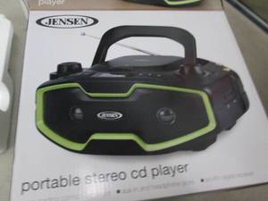jensen portable stereo cd player po...