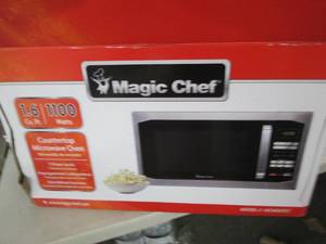 magic chef 1.6cu ft microwave oven ...