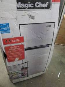 magic chef 4.5 cuft 2 door refriger...