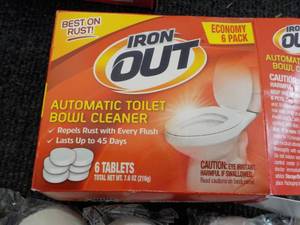 lot 52 image: Iron Out Automatic Toilet Bowl Clea...