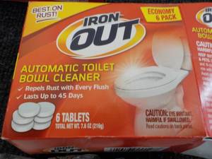 lot 53 image: Iron Out Automatic Toilet Bowl Clea...