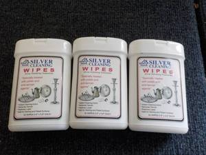 lot 55 image: 3 - Silver Cleaning Wipes 30 in ea...