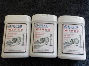 lot 56 image: 3 - Silver Cleaning Wipes 30 in ea...