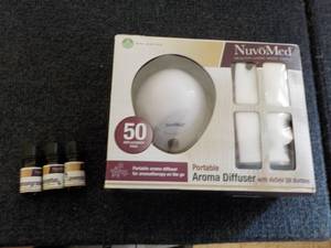 lot 62 image: NUVO Med Portable Aroma Diffuser wi...