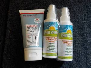lot 65 image: Pain Spray and Muscle and Joint Rub...