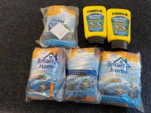 lot 78 image: Headlight Restorer and Glass Wipes...
