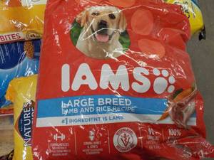 lot 103 image: 30 lb. Bag IAMS Dog Food...