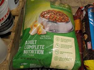lot 106 image: Meijer 50 lb. Bag Adult Dog Food...