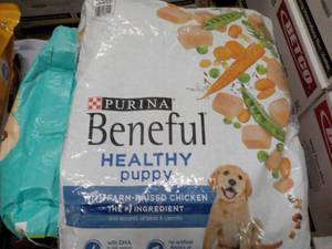 lot 115 image: Purina Beneful Puppy Food 14 lb. Ba...