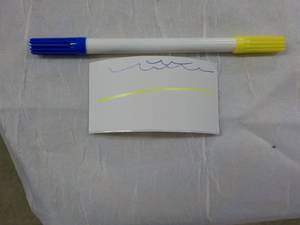 lot 189 image: Case of 700 Blue Ink Pens with Yell...