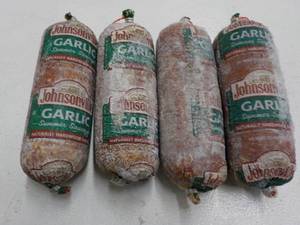 lot 260 image: 4 Tubes Johnsonville Frozen Garlic ...