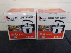lot 229 image: 2 - YIXIN Stainless Kettles with So...