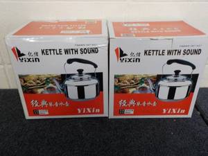 lot 231 image: 2 - YIXIN Stainless Kettles with So...