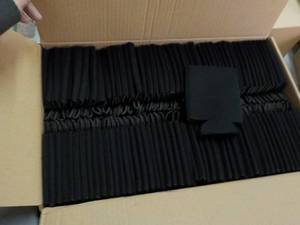 lot 183 image: Case of 100 Black Can Coolers...
