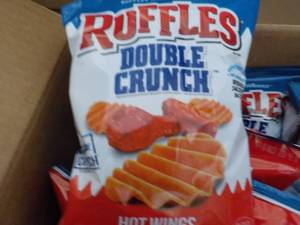 lot 326 image: Case of Ruffles Double Crunch Hot W...