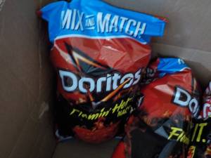 lot 329 image: 2 Cases 4 Large Bags each Doritos F...