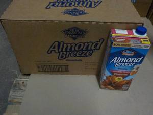 lot 336 image: Case of 12 - 32 oz Almond Breeze Un...