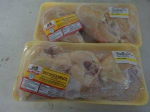 lot 339 image: 2 Frozen Pkgs Split Chicken Breasts...