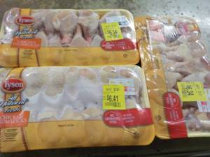 lot 349 image: 3 Frozen Pkgs Tyson Chicken Drumsti...