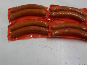 lot 265 image: 4 - 2 packs Frozen Sausage...