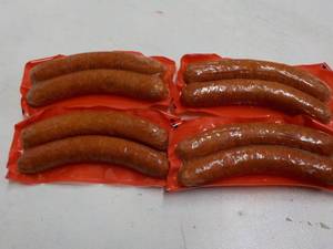 lot 266 image: 4 - 2 packs Frozen Sausage...