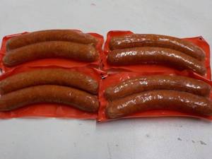 lot 267 image: 4 - 2 packs Frozen Sausage...