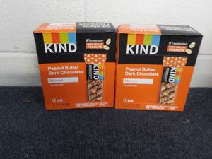 lot 294 image: 2 Boxes 12 Bars each KIND Peanut Bu...