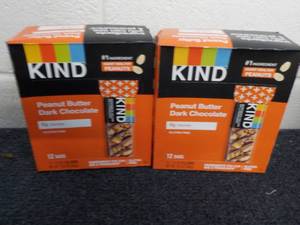 lot 297 image: 2 Boxes 12 Bars each KIND Peanut Bu...