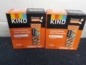 lot 298 image: 2 Boxes 12 Bars each KIND Peanut Bu...