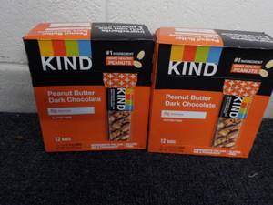 lot 299 image: 2 Boxes 12 Bars each KIND Peanut Bu...
