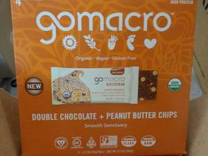 lot 302 image: Box of 28 Gomacro Double Chocolate ...
