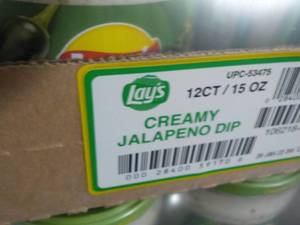 lot 315 image: Case of 12 - 15 oz Creamy Jalapeno ...