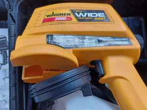 Wagner Single Speed Wide Shot Pro-Duty Electric Power Painter in Case