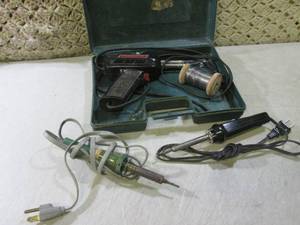 (BS) 3 Soldering Guns with Case...