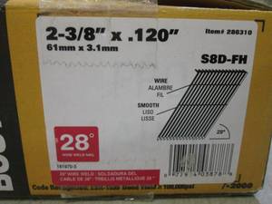 (EC1) Box of 2000 Bostitch 28 Degre...