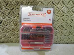 (E-1) Black & Decker 55pc Screwdriv...