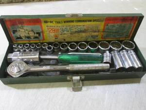 (C-4) Socket Set in Metal Organizer...