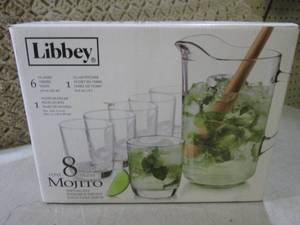 (BSB) Libbey 8pc Mojito Serving Set...
