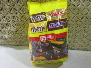 (B-3) 55pc Bag of Mini Candy Bars B...