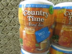 (C-3) 6 Containers Country Time Ice...