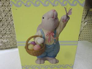 (F-1) Resin Easter Bunny Figurine...