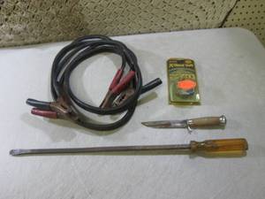 (EW4) Jumper Cables 24 Screwdriver...