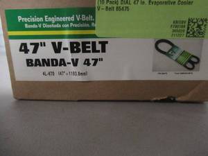 lot 773 image: DIAL (10 Pack) 47 in. Evaporative Cooler V-Belt, 65475.