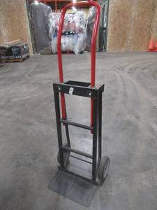 lot 305 image: Milwaukee 300500 lb. Capacity Convertible Hand Truck - Missing Front Casters, 30152.