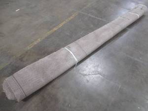 lot 404 image: 12 Roll Of Cut Carpet, Length Unknown, TanLight Brown Approximate 12 Pile.