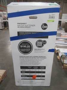 lot 317 image: Rheem Preferred 32,000 Grain Water Softener - RHS32 - Untested.