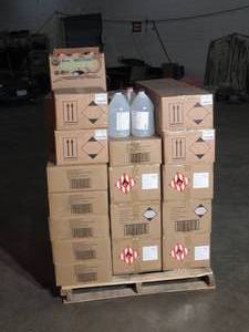 Full pallet New case packs, wipes, jugs of sanitizer and alcohol wipes.  Good mix
