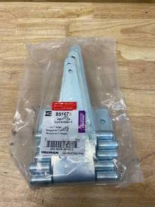 lot 64 image: HARDWARE ESSENTIALS 8 in. Heavy T-Hinge in Zinc-Plated (5-Pack)