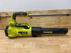 lot 45 image: RYOBI RY40470VNM 125 MPH 550 CFM 40-Volt Lithium-Ion Brushless Cordless Jet Fan Leaf Blower (Tool Only)