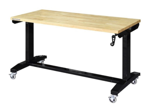 lot 3 image: HUSKY 52 in. Adjustable Height Work Table